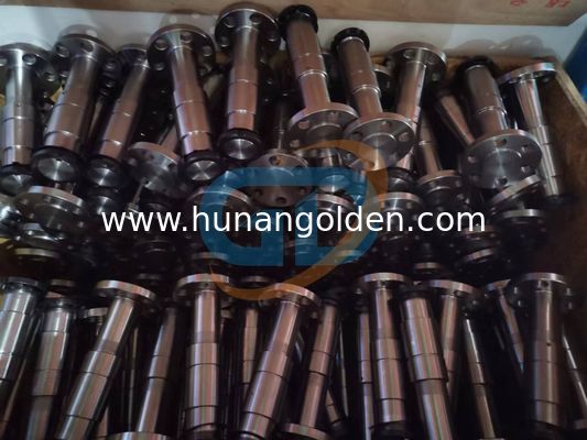 Custom Concrete Pump Spare Parts Mixer Shaft Steel Chromed 001690401C0300001